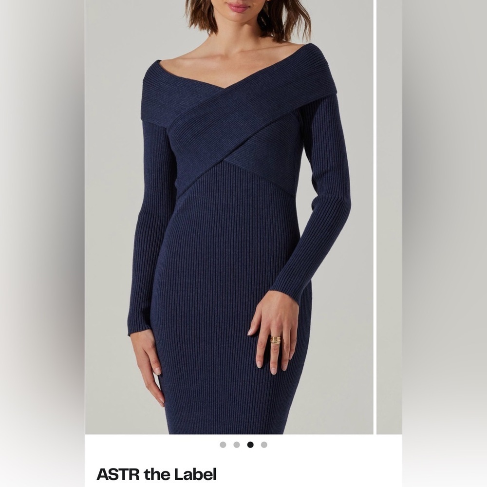 ASTR the Label - Anonna Long Sleeve sweater dress